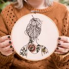 Tattooed Shoulders Embroidery Kit